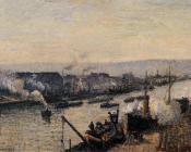 卡米耶 毕沙罗 : The Port of Rouen